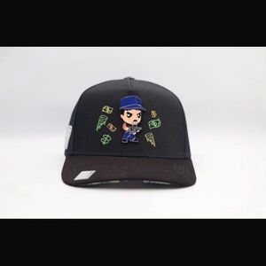 Black SnapBack El Chapó Narco Hat
